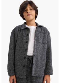 Resim Defacto Erkek Çocuk 2li Takım Gömlek Pantolon G4966a825wnbk81 Siyah-bk81 