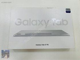 Resim SAMSUNG GALAXY TAB S7 FE GRİ RENK SIFIR 