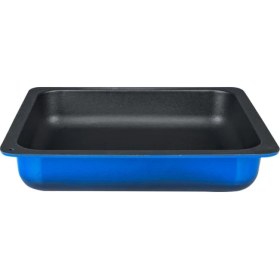 Resim Lava Döküm Gn 2/3 Gastronorm Küvet, Iç Renk Siyah, Ölçü 35X32CM - Mavi 