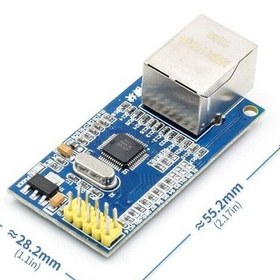Resim Wiznet W5500 Ethernet Modül 5v Spı Tcp/ıp Udp Network Ağ Lan Haberleşme 