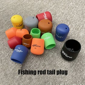 Resim 2 adet/4 adet Balıkçılık Kamışı Kuyruk Koruyucu, Balıkçılık Kamışları için Çeşitli Boyutlarda Silikon Koruyucu Kılıf, Noel, Anneler Günü ve Ramazan Festivali Temaları ile, Balıkçılık Aksesuarları 