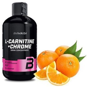 Resim Biotech USA L-Carnitine(Karnitin) + Chrome - 500 ml - 33 Servis 