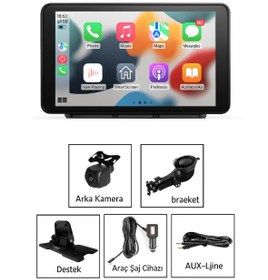 Resim 7”İnç Kablosuz CarPlay & Android Auto Ekran | Geri Görüş Kameralı 