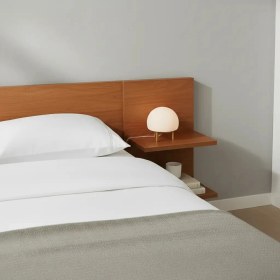Resim Latanwood Ash Ahşap Karyola 