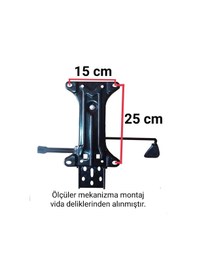 Resim Turaofis Çift Kollu Kuyruklu Uzun Multitilt Mekanizma 