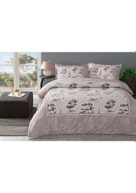 Resim Toile De Jouy Battal Boy Nevresim Takımı Pudra 