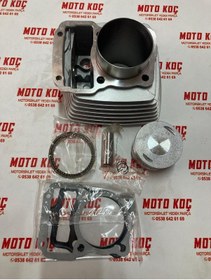 Resim Cg 200 15 Perno 65,5mm Piston 82 Boy Silindir Piston Sekman Conta Takımı 
