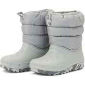 Resim CROCS Classic Neo Puff Boot T Çocuk Bot 207683-007 Gri 