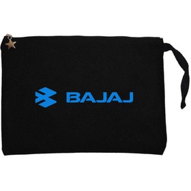 Resim Bajaj Logo 2 Siyah Clutch Astarlı Cüzdan / El Çantası - Siyah 