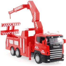 Resim MEGA Die Cast Sürtmeli Vinçli Kurtarıcı Itfaiye Aracı 