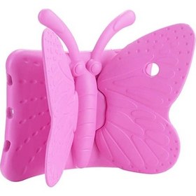 Resim Apple Uyumlu iPad, Pro 10.5 7.nesil Hgea Butterfly Standlı Tablet Kılıf-pembe Tablet Kılıfı 