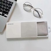 Resim Elektronik Cihazlar İçin Yüksek Kaliteli Nano Dokulu Parlatma Bezi - 1:1 Süper İnce Mikrofiber Temizlik Bezi Bilgisayar Monitörleri İçin, Koruyucu Kılıf Dahil 