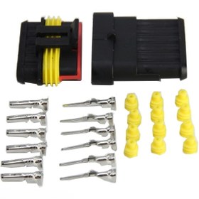 Resim Genel Markalar 6 Lı Su Geçirmez Altılı Konnektör Söket Waterproof 