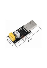 Resim Esp-01 Usb Adaptör Ch340 Esp8266 Wifi Programlama Kartı 