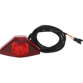 Resim Solar Sanc Ebike Fren Arka Işık Elektrik Bisiklet Kuyruk Işığı DC6V 12V 24V 36V 48V 60V LED Ebıke Lıght Elektrik Bisikli Lamba (Yurt Dışından) 