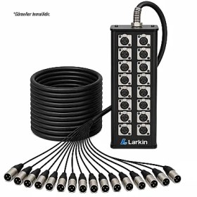 Resim Larkin Stage16-10M 16 Kanal 10 Metre Multicore Kablo Stage Box 