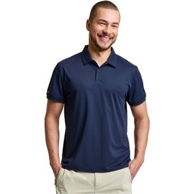 Resim Slam Tech Pique Polo Erkek Mavi Tişört 