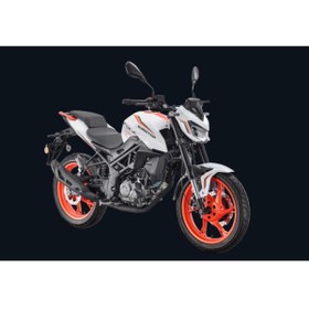 Resim QJ Motor TRX 12 BEYAZ-TURUNCU MOTOSİKLET 