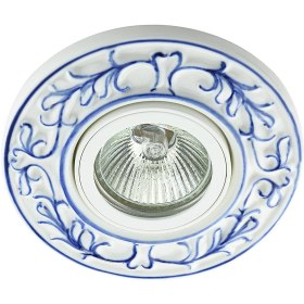 Resim Kazancı Aydınlatma Seramik Spot Mavi Yaldız CM02 Blue 