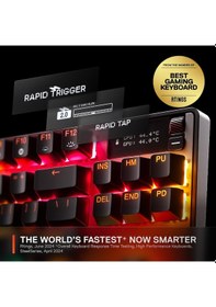 Resim SteelSeries Apex Pro TKL Wireless Gen 3 OmniPoint 3.0 HiperManyetik Switch RGB Mekanik Kablosuz Oyuncu Klavyesi (UK) 