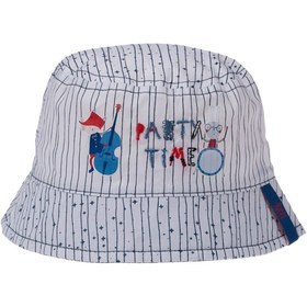 Resim Kitti Erkek Bebe Desenli Fötr 3-7 Ay Baş Çevresi 39-43 Cm 
