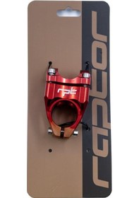 Resim Raptor As-07 Alümınyum Gidon Boğazı 31,8 Mm Bisiklet Gidon Boğazı Sarı Kırmızı Renk Kırmızı 