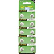 Resim Tıanqıu Ag1 LR621/364 Alkalin 10'lu Düğme Pil 