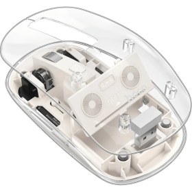 Resim Hoco GM29 2.4g Mysterious Business Çift Modlu Sessiz Kablosuz Mouse 