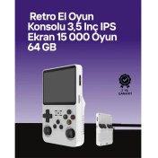 Resim Denisam R36S 64 GB Retro Oyun Konsolu – Çoklu Emülatör Desteği, Linux Tabanlı Açık Sistem 