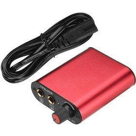 Resim Kompakt Mini Dövme Güç Kaynağı - 1.5-18v Ayarlanabilir, 90-265v Giriş, Çelik Gövde, Tüm Makinalarla Uyumlu 