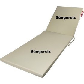 Resim 2 Ad Tuzla Adası Süngersiz Şezlong Minderi Kılıfı 180-55-5 Cm Fer 