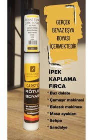 Resim HEİGMANN Buzdolabı Camaşır Makinası Beyaz Eşya Çizik Kapatıcı Giderici Rötuş Rütüş Boyası Beyaz Renk 