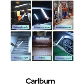 Resim 60000 Saat Ömür Mıknatıslı 120 Sensör Algılama Usb Şarjlı Led Aydınlatma Işıldak 3 Farklı Işık Modu 