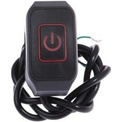 Resim Su Geçirmez Motosiklet Gidon Anahtarı, Arka Aydınlatmalı Kilitli 