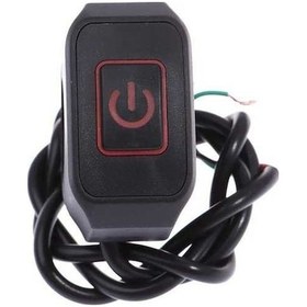 Resim Su Geçirmez Motosiklet Gidon Anahtarı, Arka Aydınlatmalı Kilitli 