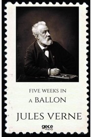 Resim Gece Kitaplığı Five Weeks in a Ballon 