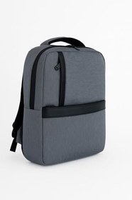 Resim 3 Bölmeli Okul Sırt Çantası (Laptop Bölmeli) Gri 2122 