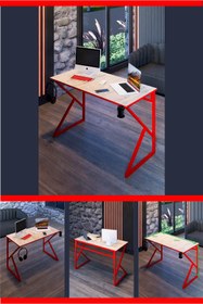 Resim Toprak Atelier THOR Oyuncu Masası Çalışma Masası Ofis Masası Yemek Masası Okul Masası Genç Odası 60x120 Cm 