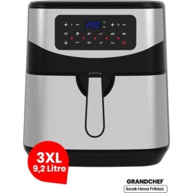 Resim 9.2 Litre Inox Geniş Hazneli Dokunmatik Airfryer, 10 Ön Ayar, Siyah 