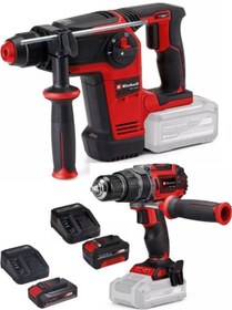 Resim Einhell TP-HD 18/26 Li Bl Akülü Pnömatik Matkap + TP-CD 18/60 Li-i Bl Matkap 2.5ah-4.0AH Akülü Kömürsüz Set 