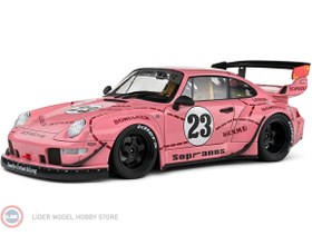 Resim 1:18 Solido Porsche 911 (993) #23 RWB Rauh-Welt Sopranos Pink Pig 2020 