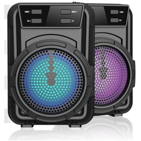 Resim Teknolojimburada Yüksek Bass Ses Sistemiyle Gts-1346 Plus Fm Radyolu Işıklı Ses Bombası-bluetooth Hoparlör 