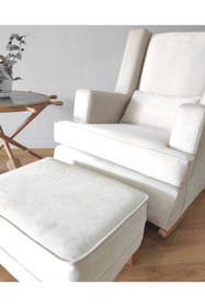 Resim NOSSO HOME Emzirme Koltuğu, Sallanan Koltuk, Tv Koltuğu ( City Meşe ) 