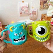 Resim Disney Mike & Sulley Paslanmaz Çelik İç Kaplamalı Seyahat Bardağı - Isıya Dayanıklı Sap ve Sızdırmaz Kapak - Sıcak/Soğuk İçecekler İçin Düşmeye Karşı Dayanıklı Taşınabilir Kahve Kupası, Canlı Karakter Tasarımı, Noel, Doğum Günleri, İş ve Açık Hava Aktiviteleri İçin Mükemmel Hediye 