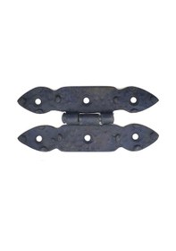 Resim Antika Tarz Dekoratif Pirinç Düğmeli Menteşe - 117x57 Mm, Oksit Tg-v 6927 Çok Renkli 