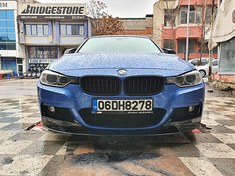 Resim Bmw F30 2012-2017 Ön Lip Plastik 