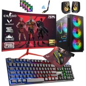 Resim Zeiron BSX19 Ryzen 5 3600 16GB 512GB Ssd+3tb HDD GTX1050TI 23.8" Oyuncu Masaüstü Bilgisayar 