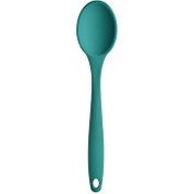 Resim Kitchen Design Lab Yeşil Silikon Kaşık Büyük Boy Yanmaz Yapışmaz Silikon Kaşık Yeşil 1 Adet 27 CM 