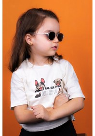Resim Unisex 0-2 Yaş Polarize Şeffaf Çerçeve Çocuk Güneş Gözlüğü Şeffaf 