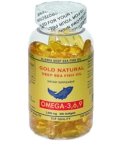 Resim Gold Natural Omega 3-6-9 - 200 Softgel Balik Yaği 